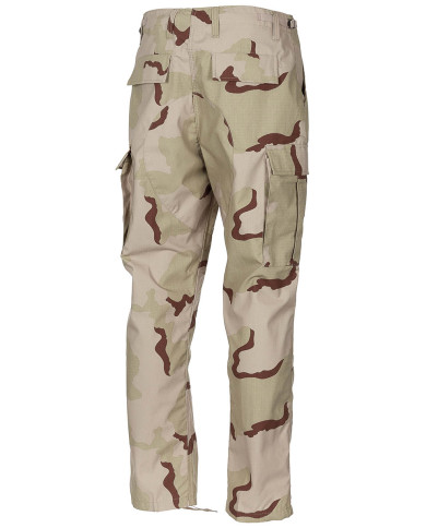 US Combat Pants, BDU, Rip Stop, 3-colour desert