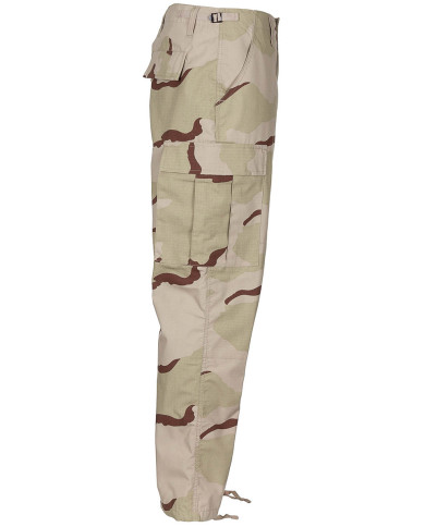 US Combat Pants, BDU, Rip Stop, 3-colour desert