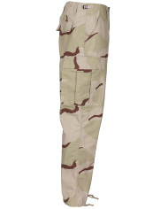 US Combat Pants, BDU, Rip Stop, 3-colour desert