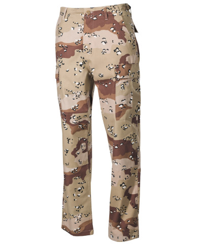 US Combat Pants, BDU, Rip Stop, 6-colour desert