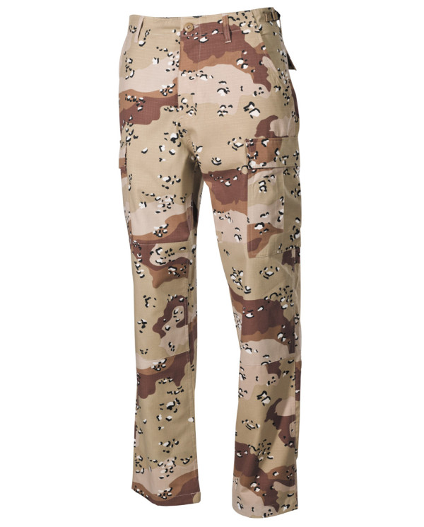 US Combat Pants, BDU, Rip Stop, 6-colour desert