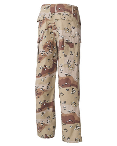 US Combat Pants, BDU, Rip Stop, 6-colour desert