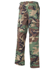 US Combat Pants, BDU, woodland, reinforced knees and seat