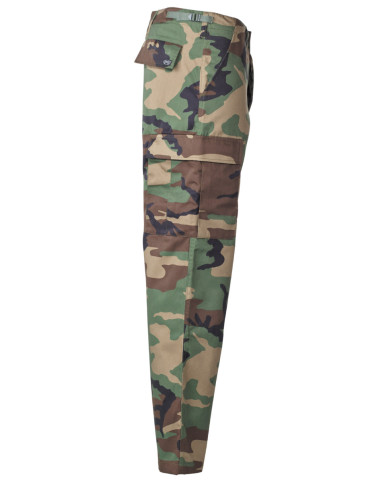 US Combat Pants, BDU, woodland, reinforced knees and seat