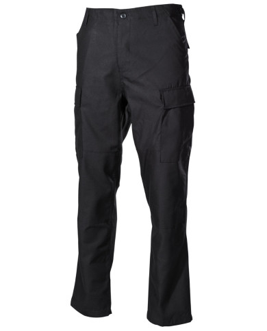 US Combat Pants, BDU, black, reinforced knees and seat