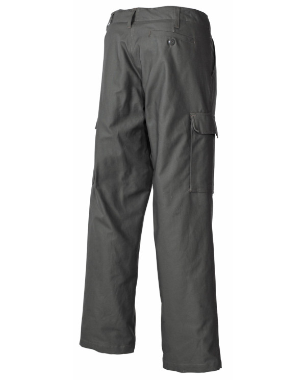 BW Moleskin Pants, thermal lining, OD green, large sizes