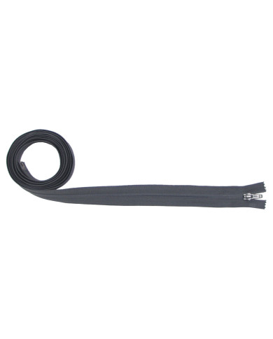 zipper, partable, grey, 250 cm