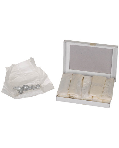 AT Uniform buttons, silver,  13 mm, 144 pcs/bag, like new