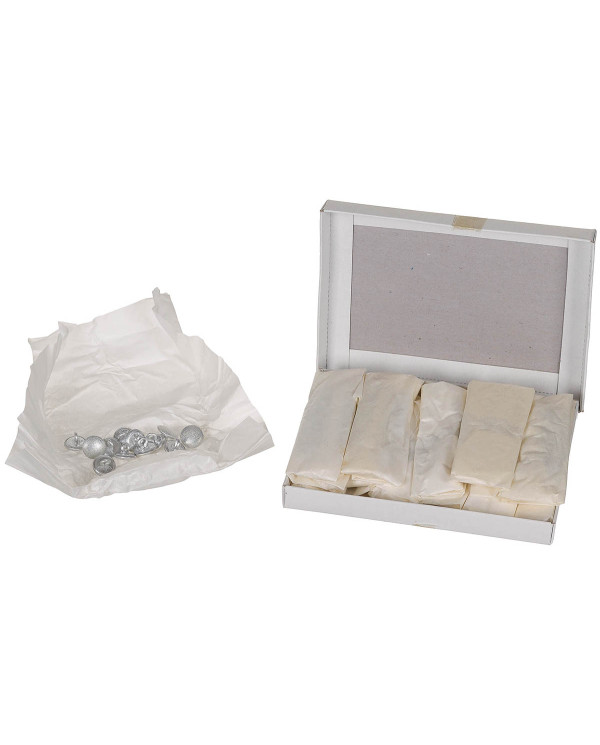 AT Uniform buttons, silver,  13 mm, 144 pcs/bag, like new