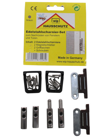 Stainless Steel Hinge Set"Wip" for doors and windows