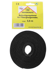 Fixing Strap "Wip", black, fibreglass fabric,length: 3,4m
