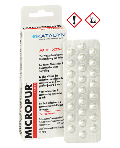 Katadyn, "Micropur Forte MF 1T", 50 tablets