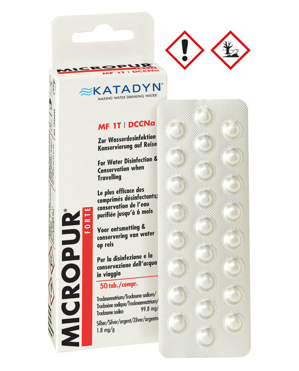 Katadyn, "Micropur Forte MF 1T", 50 tablets