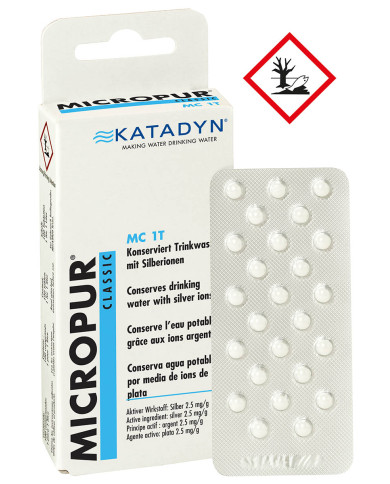 Katadyn, "Micropur MC 1T", 100 tablets