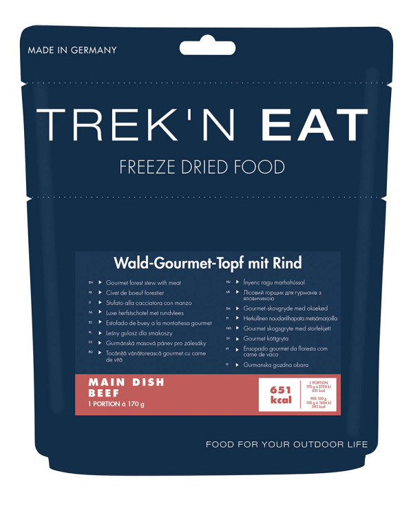 Trek 'n Eat,  Gourmet Forest Stew with beef