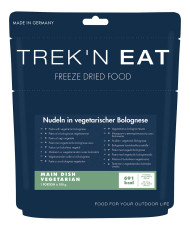 Trek 'n Eat, Pasta in vegetarian Bolognese