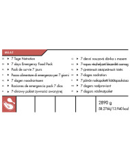 Trek 'n Eat, 7 Days Food Pack, "MEAT"