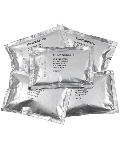 BW Drinking Water, pack with 5 x 100 ml bags