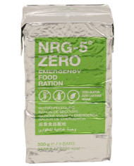 Emergency Rations, NRG-5, ZERO, 500 g (9 bars)