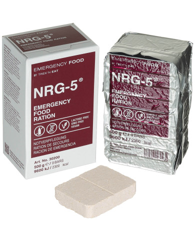 Emergency Rations, NRG-5, 500 g (9 bars)