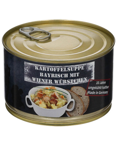 Potato Soup w. Wiener Sausage, canned, 400 g