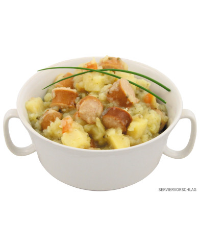 Potato Soup w. Wiener Sausage, canned, 400 g