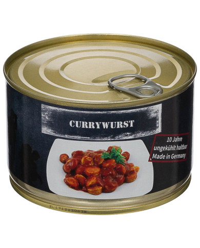 Curry Sausage, canned, 400 g