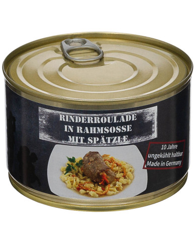 Beef Roulade with Noodles, canned, 400 g