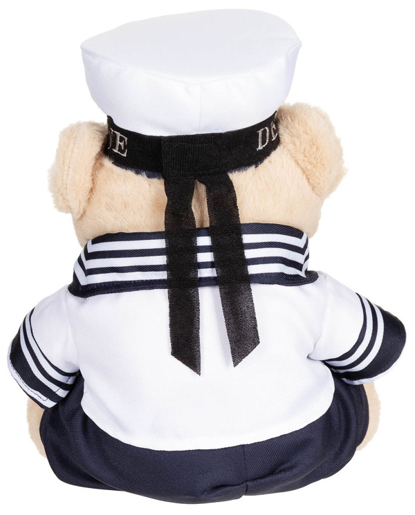 Teddy Bear, "Navy",  with suit and hat, ca. 28 cm