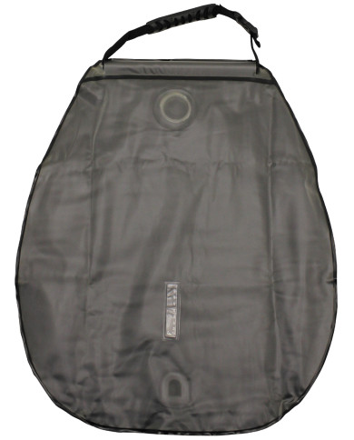 Solar Shower, "Deluxe", 20 l, OD green, with transport bag