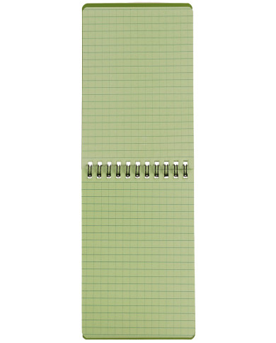 Notebook, waterproof, large, spiral binding, ca. 10 x 15 cm