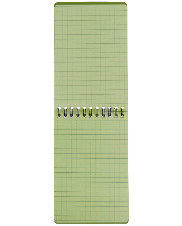Notebook, waterproof, large, spiral binding, ca. 10 x 15 cm