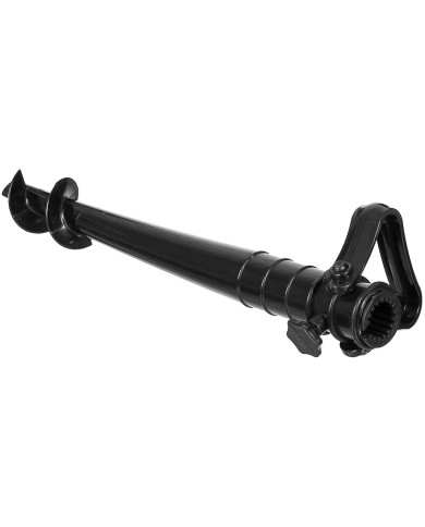 Parasol Holder, Plastic, black