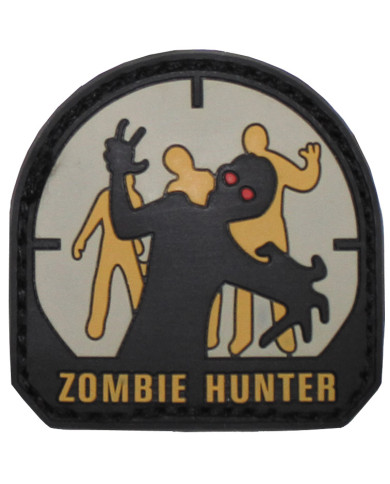 Hook-and-Loop Patch, 3D,  "Zombie Hunter"