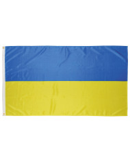 Flag, Ukraine, Polyester, 90 x 150 cm