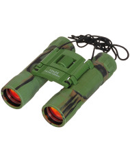 Binocular, foldable, 10 x 25, woodland, Ruby lens
