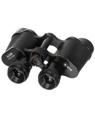 Binocular, 8 x 30, black, with leather case