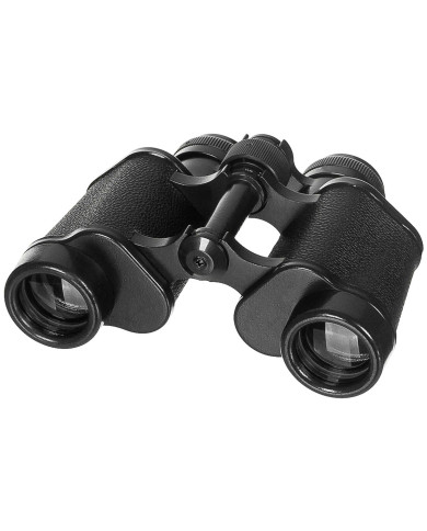 Binocular, 8 x 30, black, with leather case