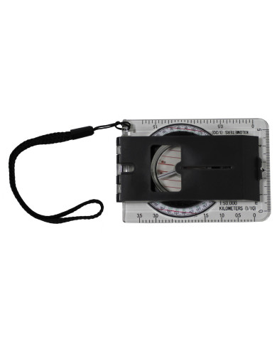 Map Compass, "Professional", transparent, plastic body