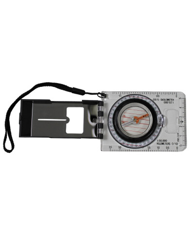 Map Compass, "Professional", transparent, plastic body