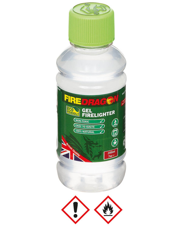 FIREDRAGON Gel Firelighter, 200 ml