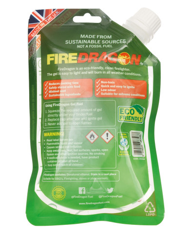 FIREDRAGON Gel Firelighter, 200 ml