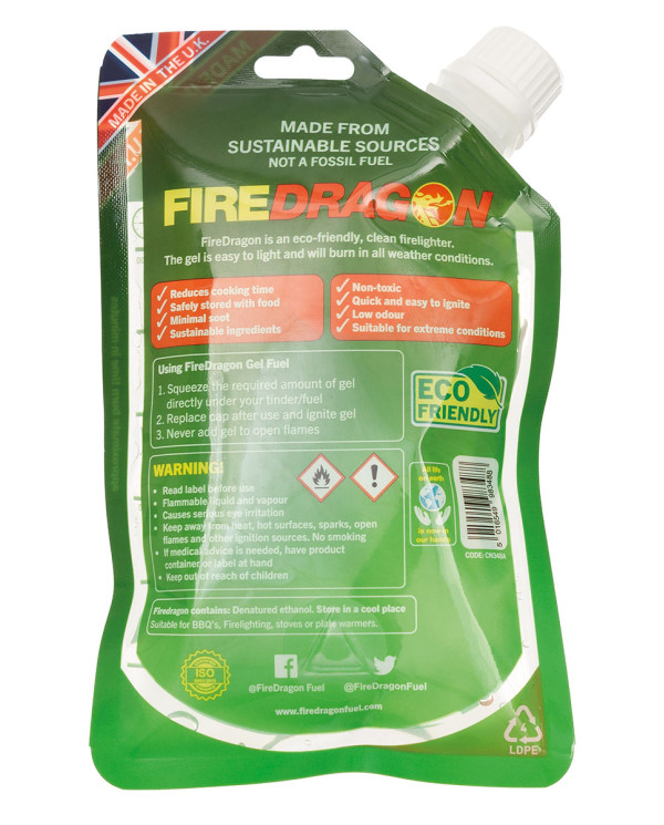 FIREDRAGON Gel Firelighter, 200 ml