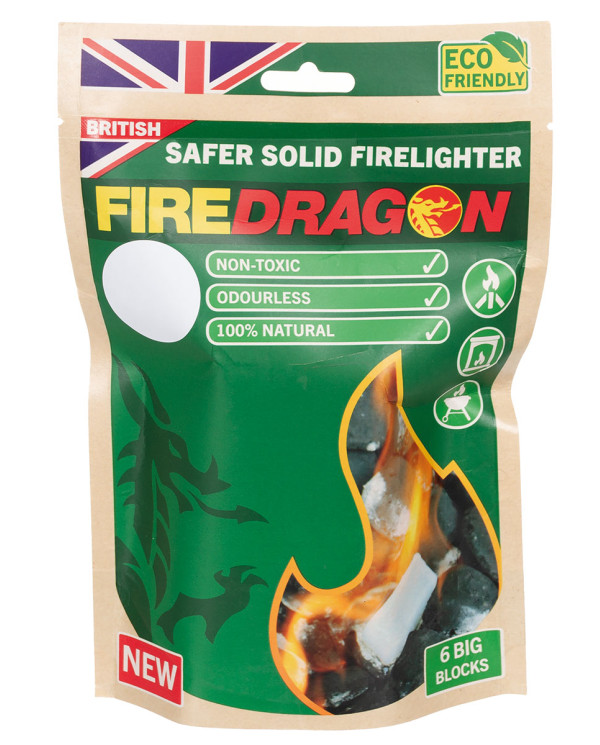 FIREDRAGON Solid Fuel Blocks, 162 g (6 blocks … 27 g)