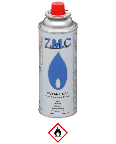 Valve Gas Cartridge, Butane,  227 g (400 ml)