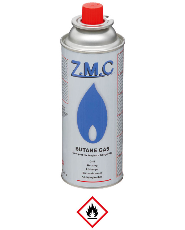 Valve Gas Cartridge, Butane,  227 g (400 ml)
