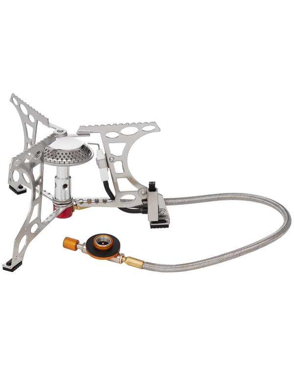 Camping Stove, foldable, with tube and Piezo ignition