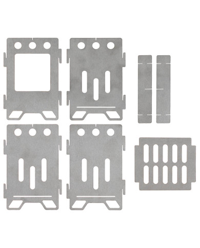 Outdoor Stove, "Hobo", small, Stainless Steel
