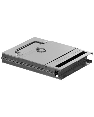 Rocket Stove, with grate, foldable,  small, Stainless Steel