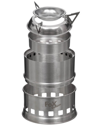 Outdoor Stove, "Forest", Stainless Steel